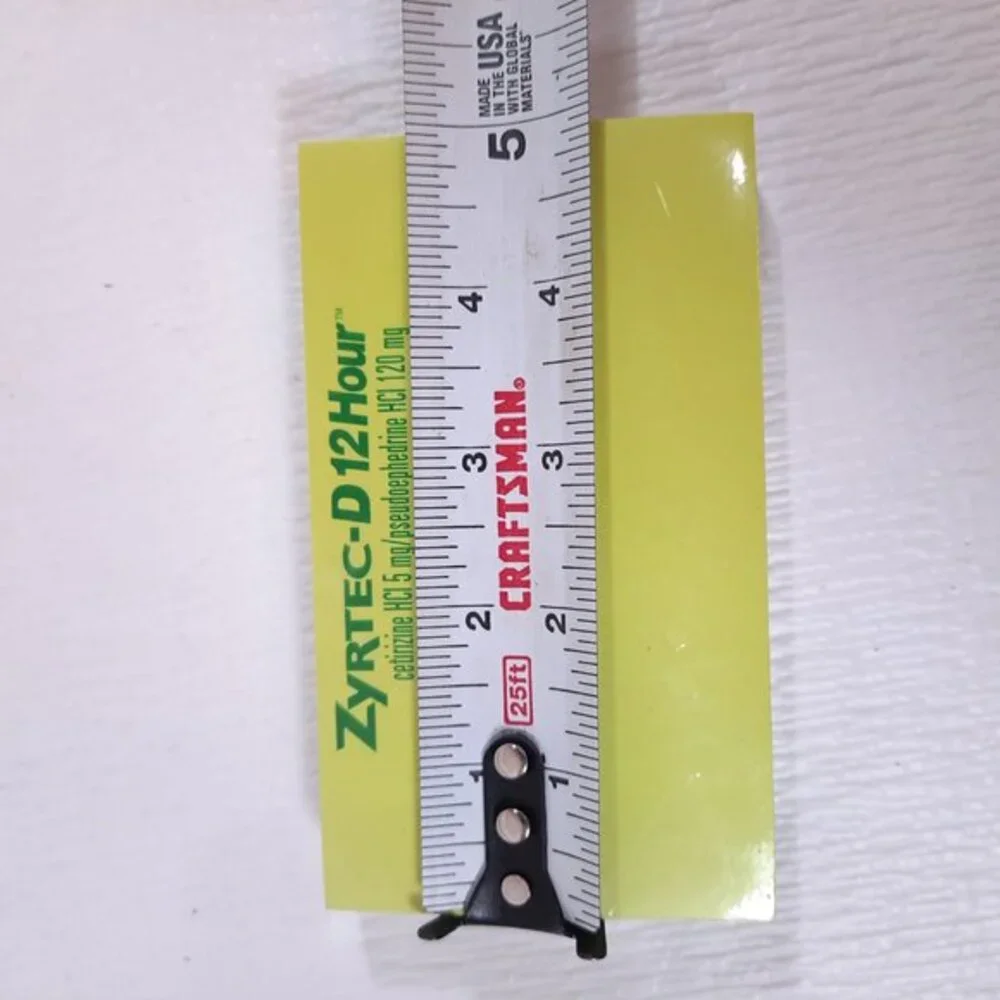 Zyrtec-D 12 hour Sticky‎ Notepad paper memo note pad Pharma promo Pharmaceutical